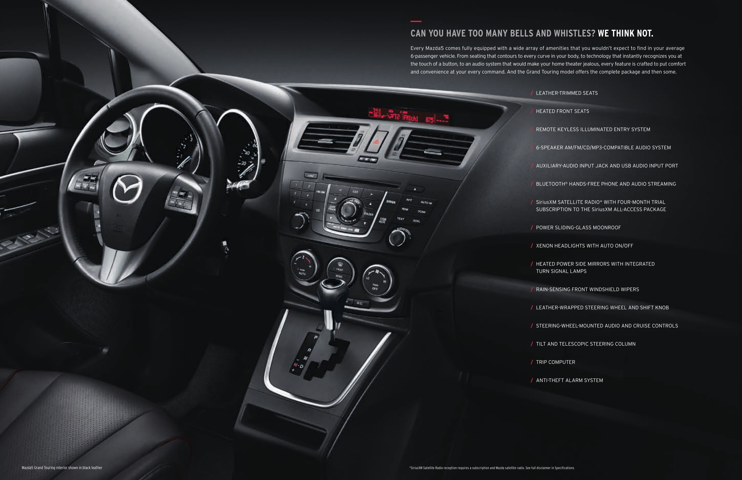 2014 Mazda 5 Brochure Page 9
